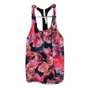 Lululemon Floral Roses Coastal Racerback Tank Top